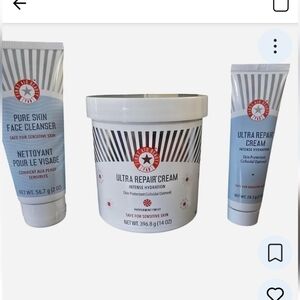 First Aid Beauty Skincare Trio - White and Gray